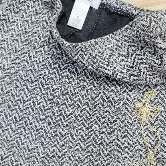 Skirt, black & white, size M. Dress Barn - Picture 6 of 8